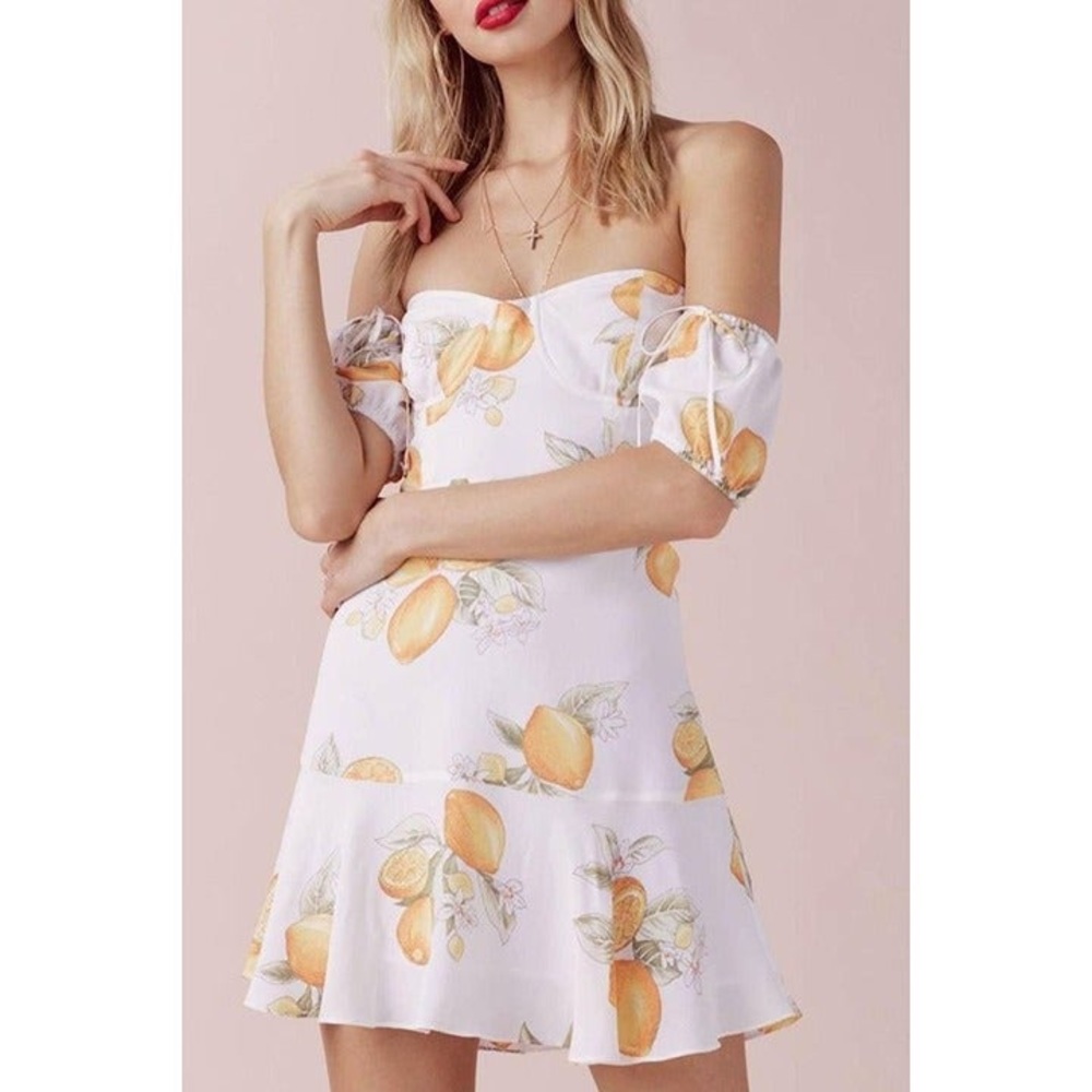 For love & lemons limonata dress size s
